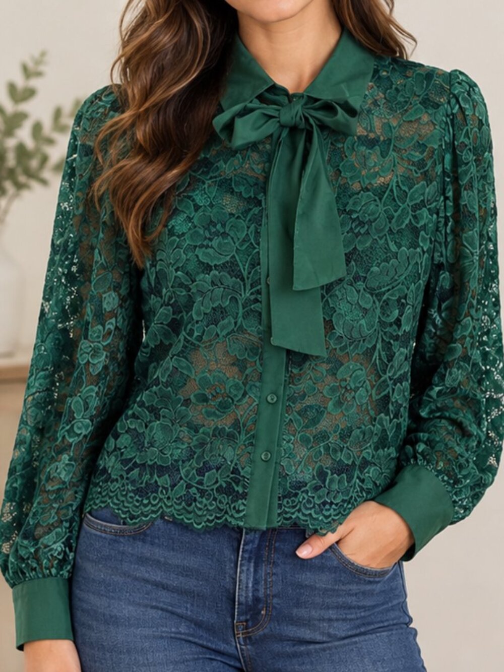 Anthropologie Dolan Left Coast Collection Lace Shirt Feminine OfficeSiren Career